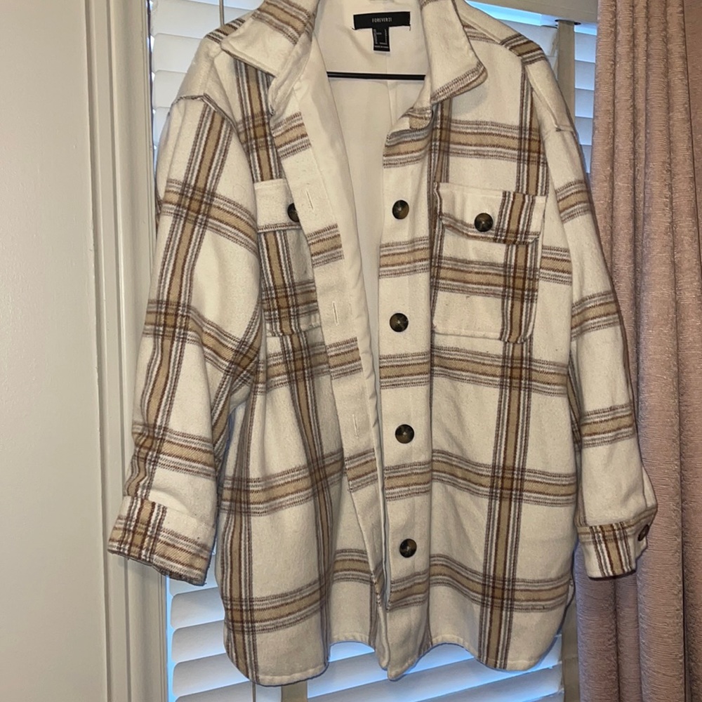 FOREVER21 plaid jacket